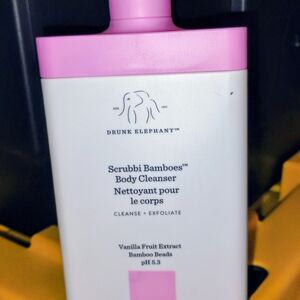 Drunk Elephant Pink and White Body Cleanser